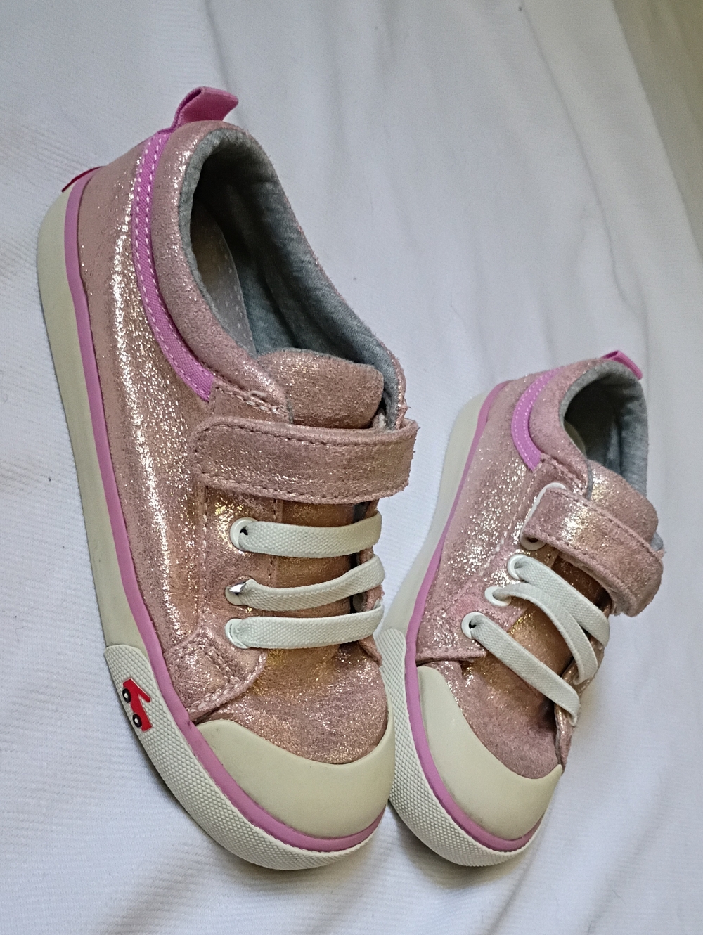 See Kai Run Pink Metallic Sneaker